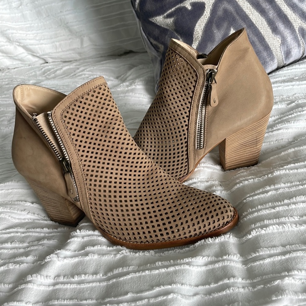 Paul Green perforated leather boots